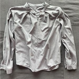 Silk Grey Blouse
